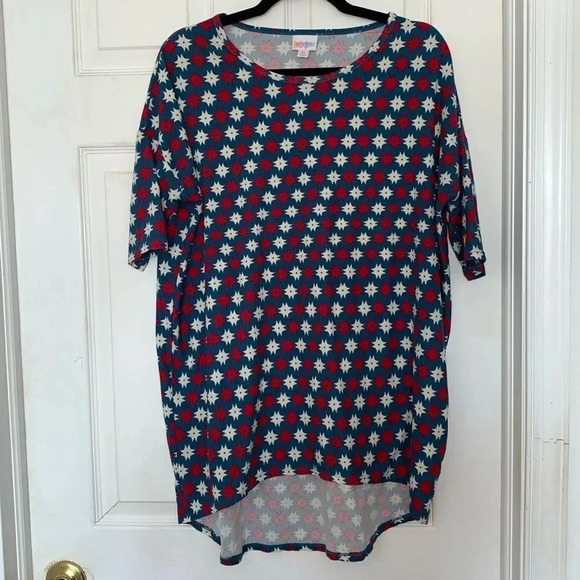 Lularoe Starburst High Low Top - Picture 1 of 4
